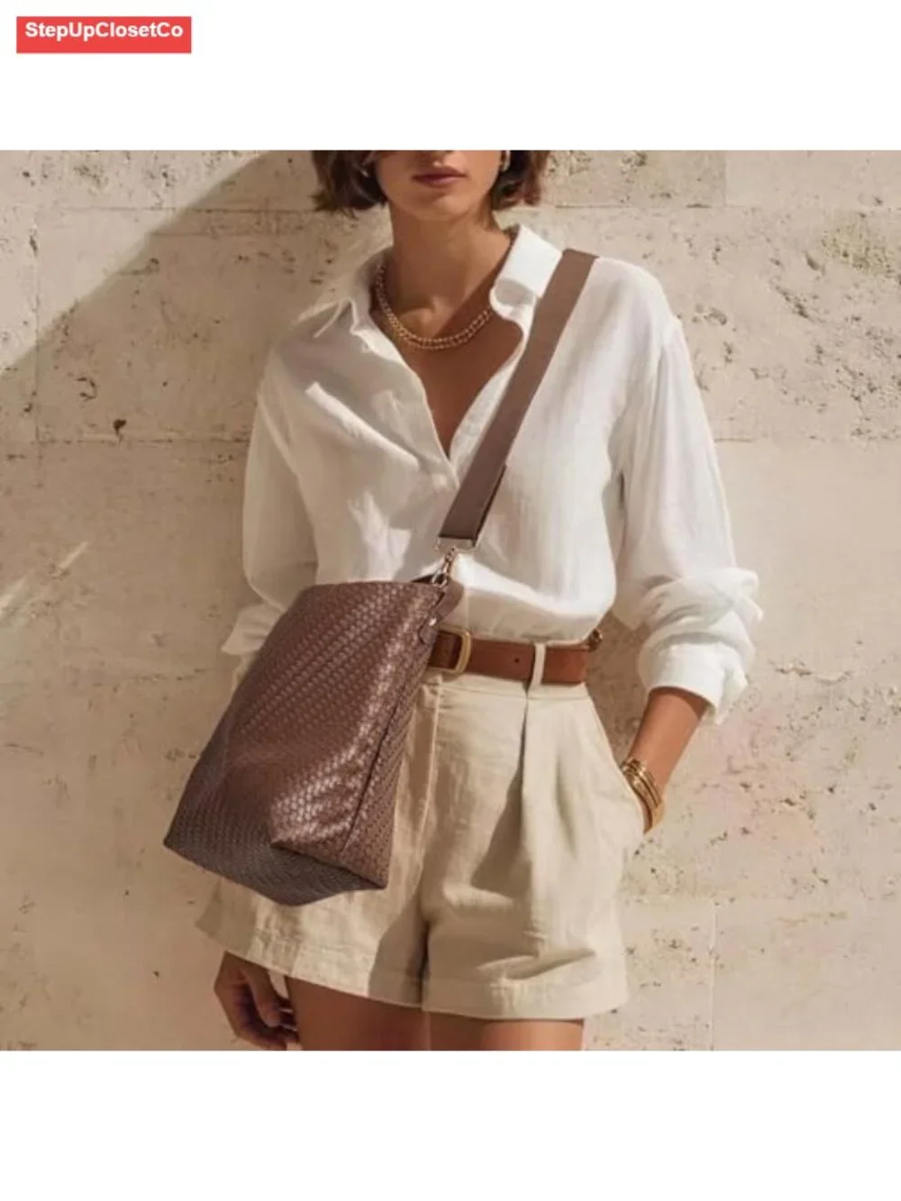 Handwoven Faux Leather Hobo Tote Bag with Tassel, Adjustable Straps, Large